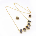 Load image into Gallery viewer, Natural Quartz Designer Necklace Set