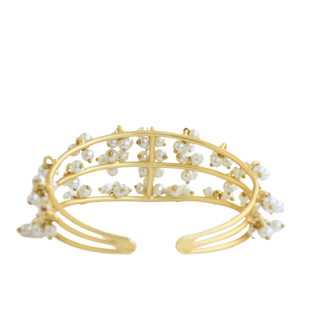 Glory Minimal Pearl Bangle