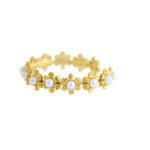 Load image into Gallery viewer, Floral Pearl Bangle