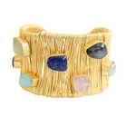 Load image into Gallery viewer, Semiprecious Gemstones Luxe Bangle