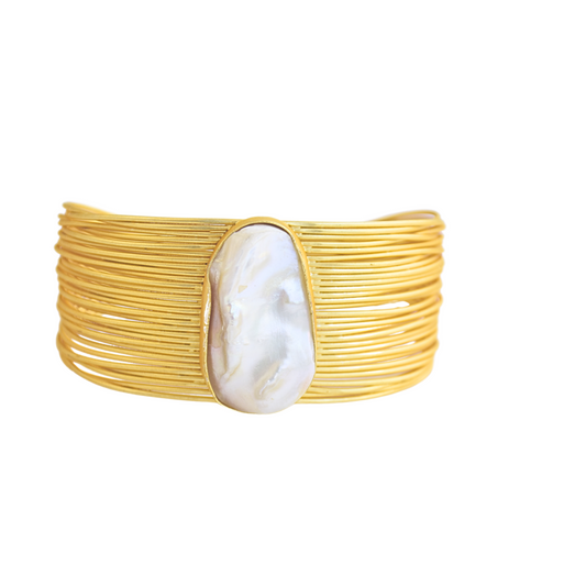 Pearl Statement Cuffs
