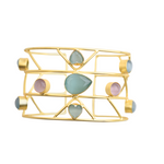 Load image into Gallery viewer, Crystal Statement Bangle Cuff