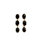 Load image into Gallery viewer, Black Vintage Drop Earring