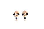 Load image into Gallery viewer, Gift Auricka Elegant Drop Rose Quartz Earring with Rose Quartz, Crystal, Pearls and 18k gold plating
