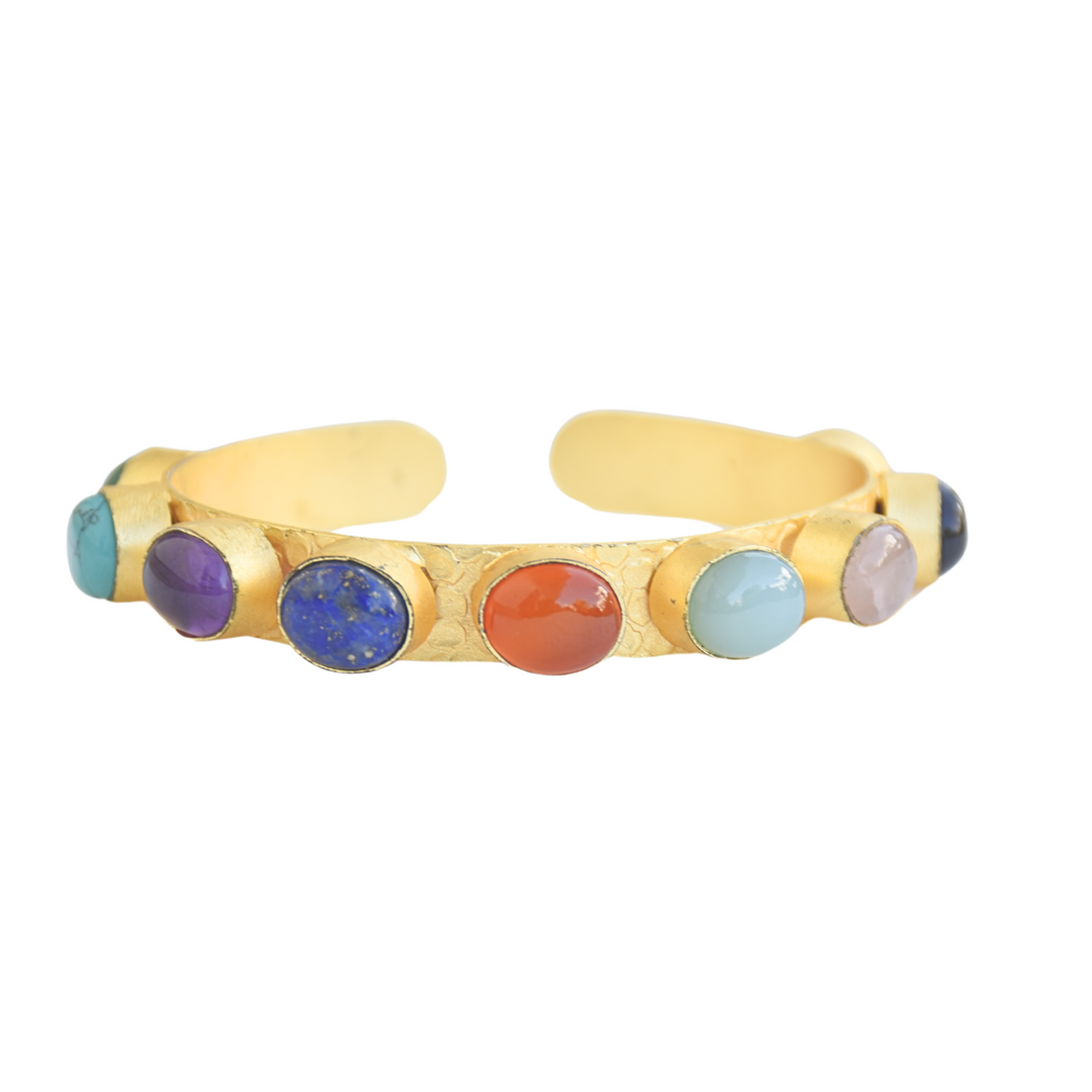 Real Navratna Bangle Cuffs