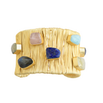 Load image into Gallery viewer, Semiprecious Gemstones Luxe Bangle