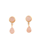 Load image into Gallery viewer, Spirited Rose Quartz Earring