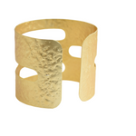 Load image into Gallery viewer, Bold Gold Plated Cuff Bangle
