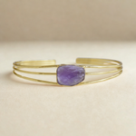 Load image into Gallery viewer, Unique y2k trendy versatile must have accessory for her brass bangle