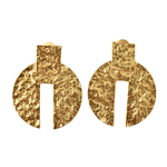 Load image into Gallery viewer, Abstract vintage boho modern luxe handcrafted cocktails vacation must have stud earrings