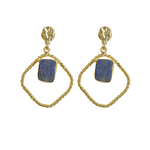 Load image into Gallery viewer, Geometric inspired easy to style every day office or vacation lightweight antitarn8sh budget gift for her earrings