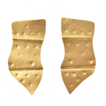 Load image into Gallery viewer, Nature inspired textured hammered handmade modern abstract lightweight studs