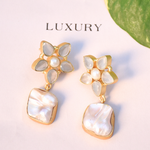 Load image into Gallery viewer, Luxury natural baroque pearl earrings