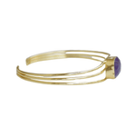 Load image into Gallery viewer, Dazzling Amethyst Bangle