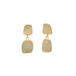 Load image into Gallery viewer, Dangle Gold Plated Earrings