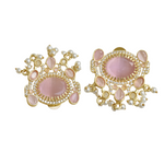 Load image into Gallery viewer, Gold-Plated Brass Stud