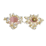 Load image into Gallery viewer, Pink Blush Stud Earrings