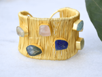 Load image into Gallery viewer, Semiprecious Gemstones Luxe Bangle