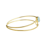 Load image into Gallery viewer, Amazonite Adjustable Bangle