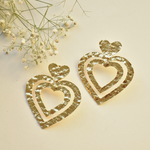 Load image into Gallery viewer, Statement Love Earrings