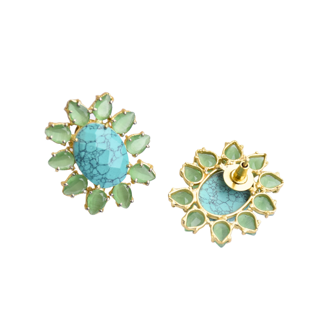 Turquoise Statement Studs