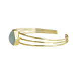 Load image into Gallery viewer, Amazonite Adjustable Bangle
