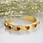 Load image into Gallery viewer, Heart Designer Cuff