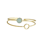 Load image into Gallery viewer, Amazonite Adjustable Bangle