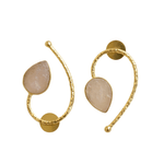 Load image into Gallery viewer, Rose Quartz Stud Earrings