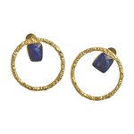 Load image into Gallery viewer, Lightweight Lapis Studs