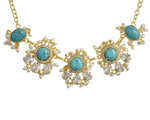 Load image into Gallery viewer, Designer Turquoise Necklace Set