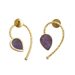 Load image into Gallery viewer, Amethyst Studs