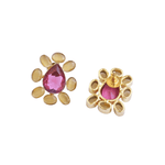 Load image into Gallery viewer, Genz Auricka Statement Crystal Earring with Crystals and 18k gold plating