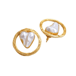 Load image into Gallery viewer, Pearl Elegance Studs