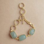 Load image into Gallery viewer, Versatile easy to style office party wear must have bracelet for women gold plated bracelet