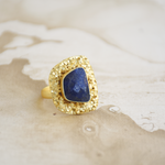 Load image into Gallery viewer, Lapis Lazuli Statement ring

