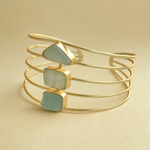 Load image into Gallery viewer, Boho inspired y2k trendy vacation must have daily office accessory festive party showstopper handcrafted bangle
