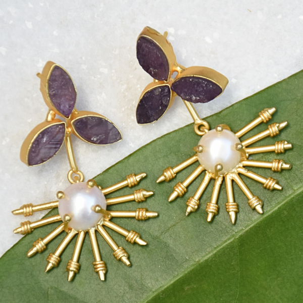 Handcrafted stylish bold earrings