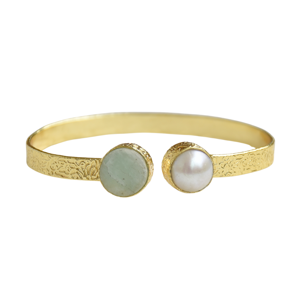 Amazonite Statement Bangle