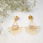 Load image into Gallery viewer, Statement Gold Plated Earring
