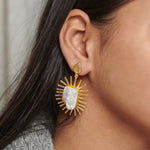 Load image into Gallery viewer, Boho vintage inspired trending y2k new style natural pearl handcrafted hypoallergenic earrings
