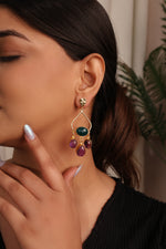 Load image into Gallery viewer, Modish Gold Plated Earrings
