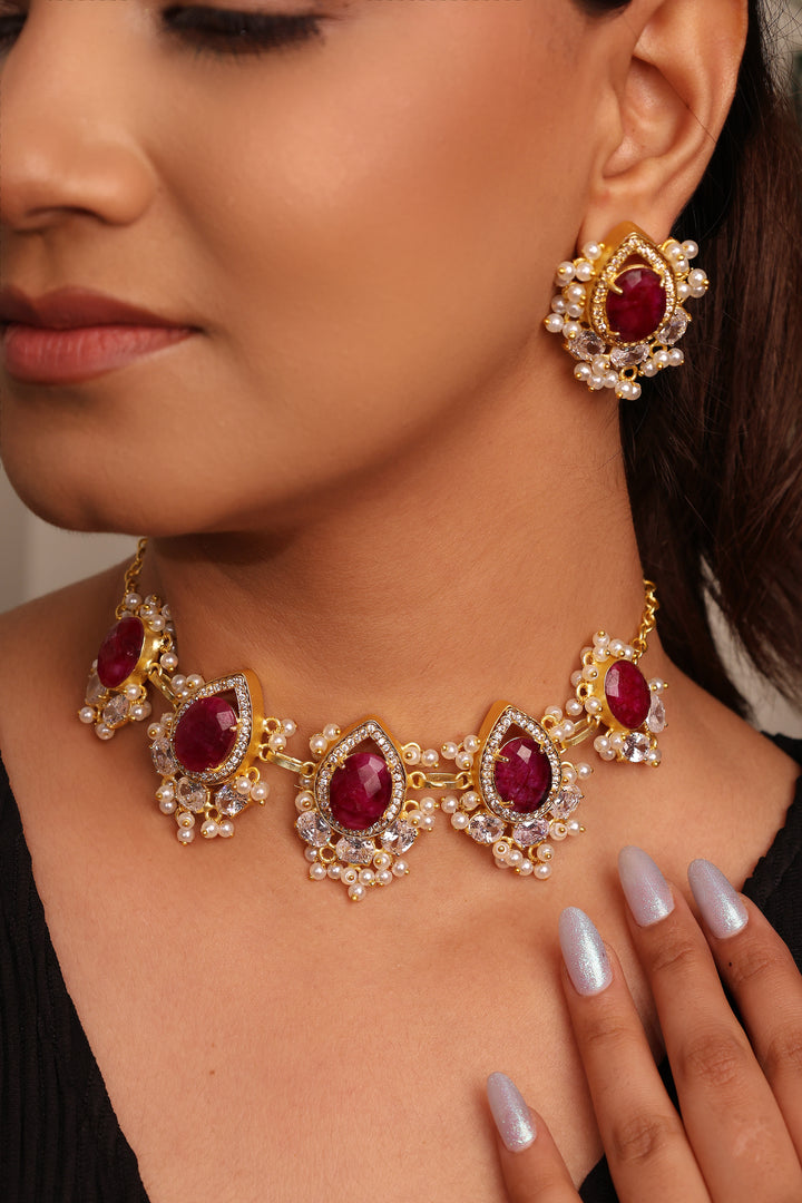 Partywear Gemstone Necklace