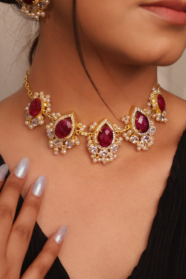Partywear Gemstone Necklace