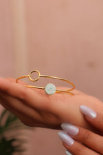 Load image into Gallery viewer, Amazonite Adjustable Bangle
