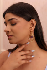 Load image into Gallery viewer, Amethyst Dangle Earring

