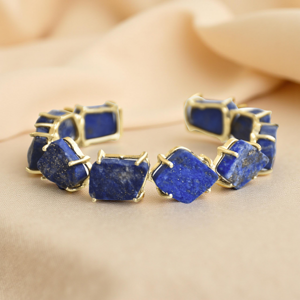 Trending Modern statement gold plated semi precious partywear bangle
