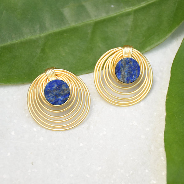 Y2k dainty everyday wear versatile natural gemstone stud earrings