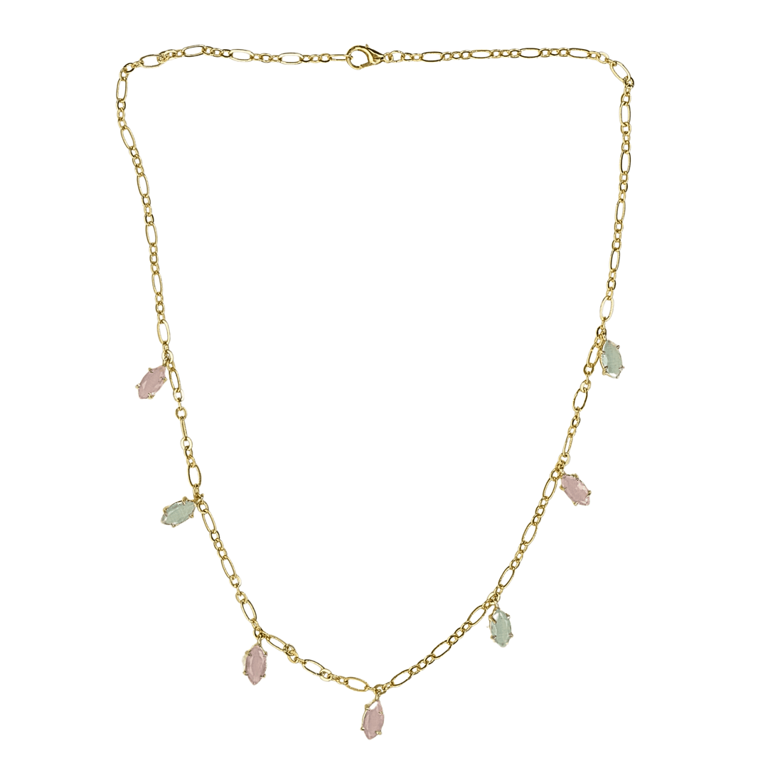 Boho vintage elegant multicolor markis shape versatile easy to style office everyday y2k must have accessory dangling charm chain
