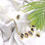 Load image into Gallery viewer, Modern and chic semi precious adjustable necklace
